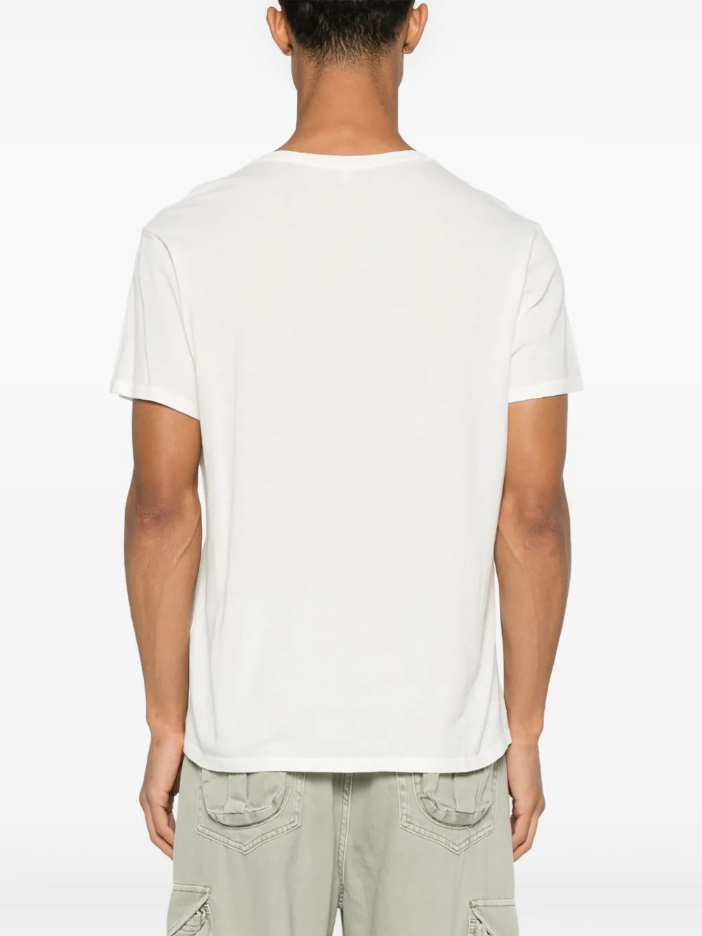 R13 Text-print T-shirt In White