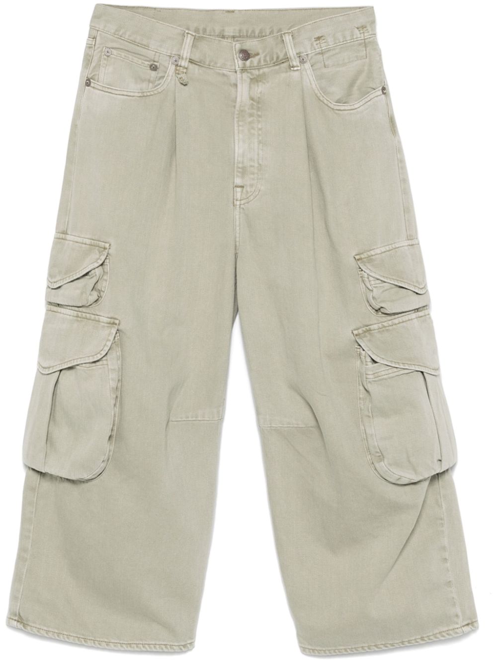 cropped cargo trousers