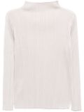 Pleats Please Issey Miyake pleated blouse - Grey