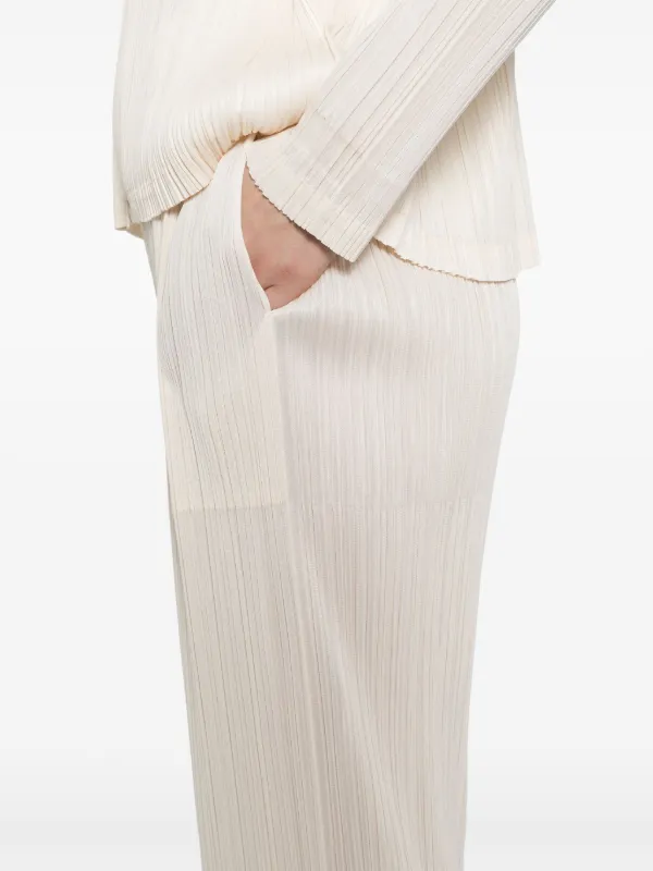 Pleats Please Issey Miyake プリーツ パンツ | ホワイト