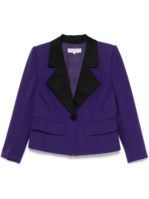 Saint Laurent Pre-Owned blazer de lana 1980