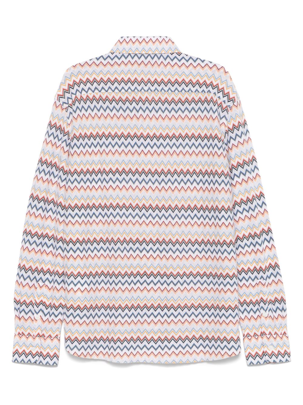 Missoni zigzag-woven shirt - White