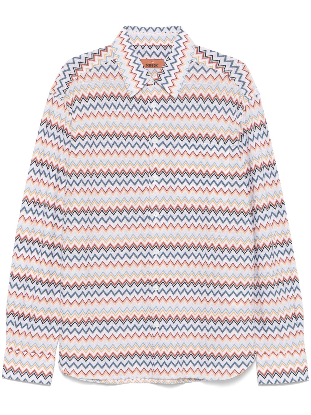 Missoni zigzag-woven shirt - White