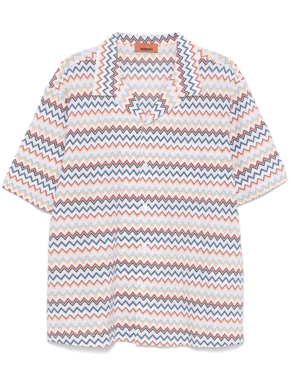 Missoni zigzag-woven shirt - White