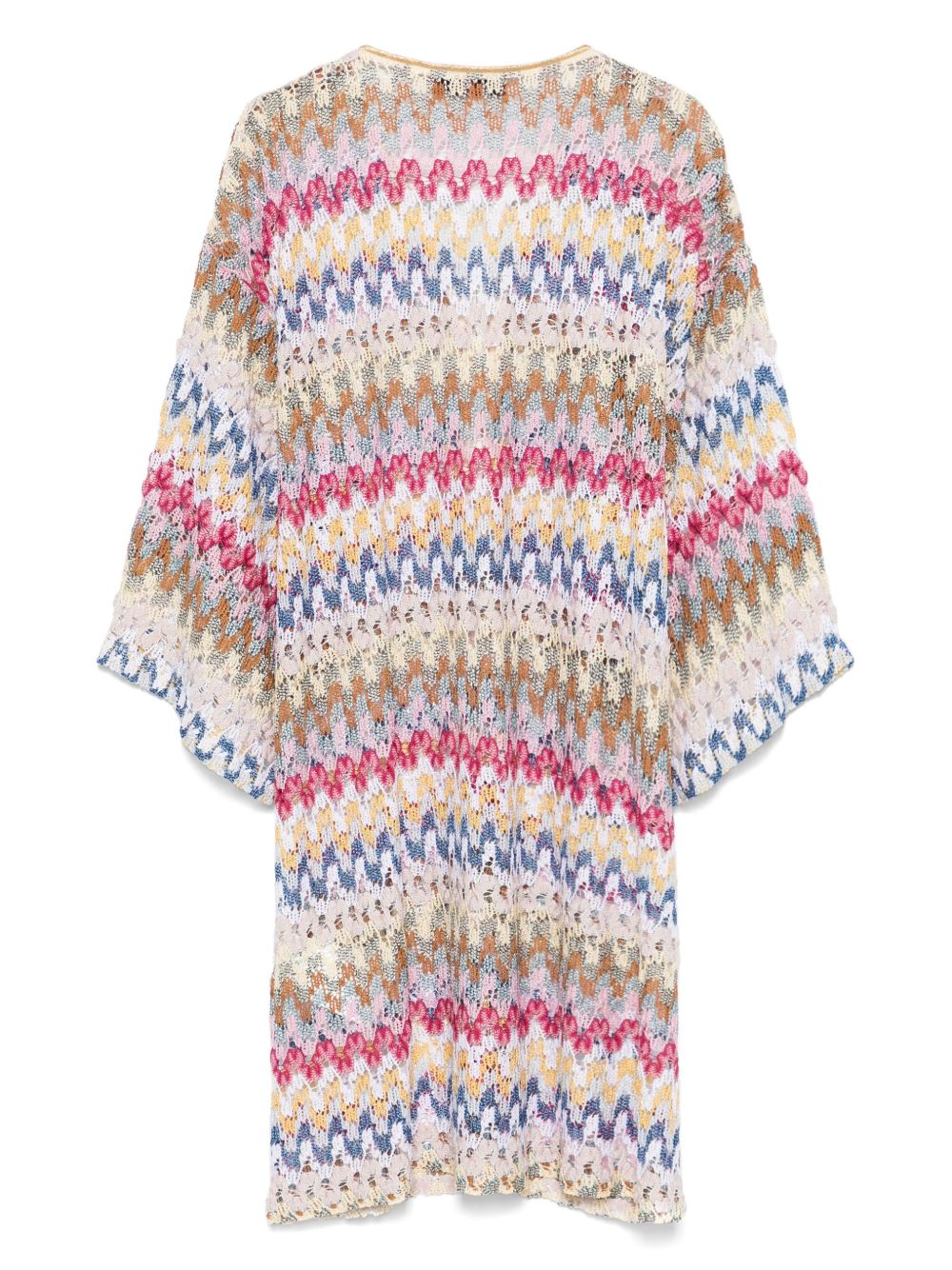 Missoni Wikkeldoek met zigzagpatroon - Wit