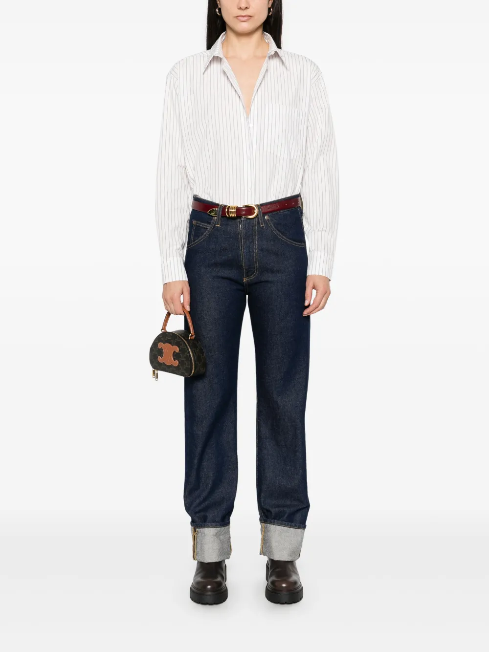 ANINE BING Braxton blouse - Wit