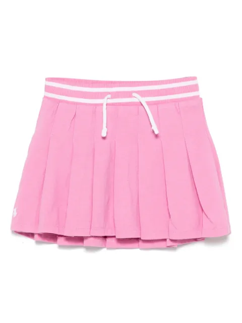 POLO RALPH LAUREN KIDS pleated cotton skorts