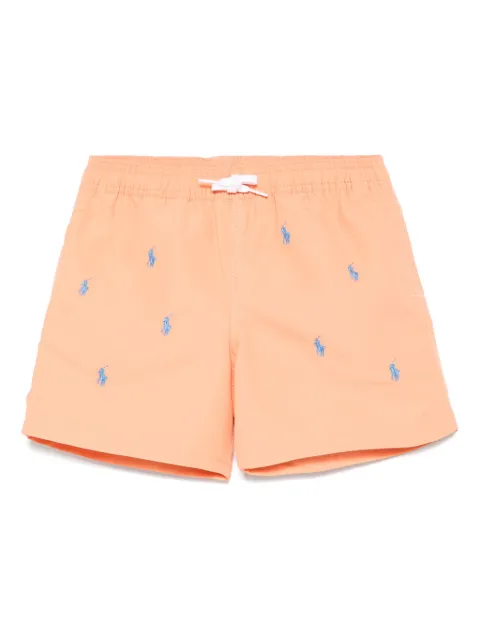 POLO RALPH LAUREN KIDS Polo Pony-embroidered swim shorts