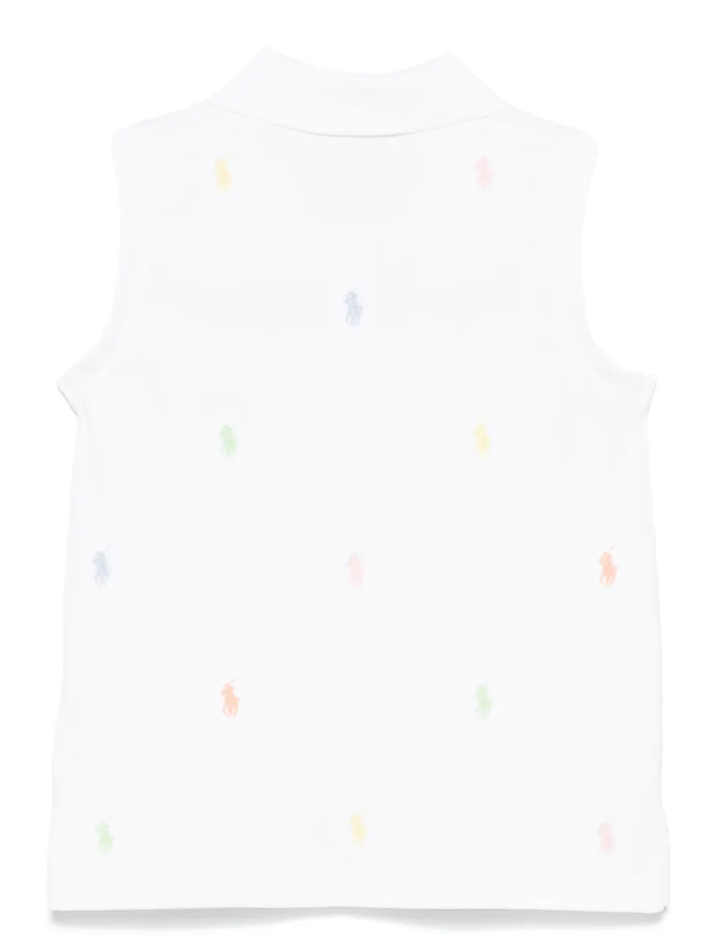 POLO RALPH LAUREN KIDS Poloshirt met borduurwerk Wit