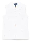 POLO RALPH LAUREN KIDS Polo Pony-embroidered polo shirt - White