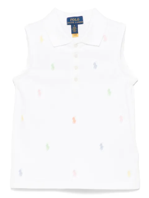 POLO RALPH LAUREN KIDS Polo Pony-embroidered polo shirt