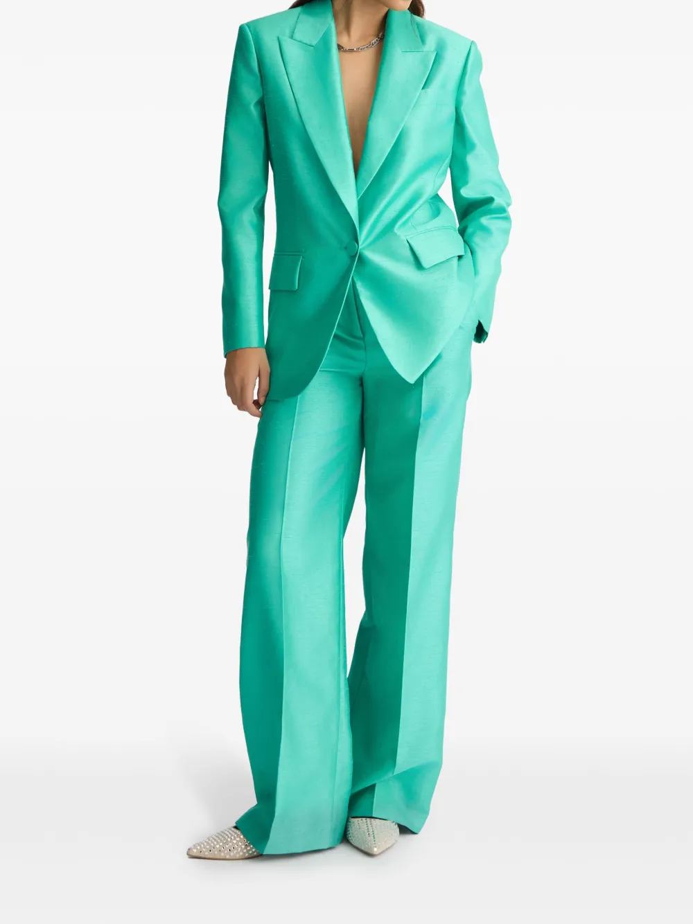 LIU JO Shantung blazer | Varsity Jackets | Image 2