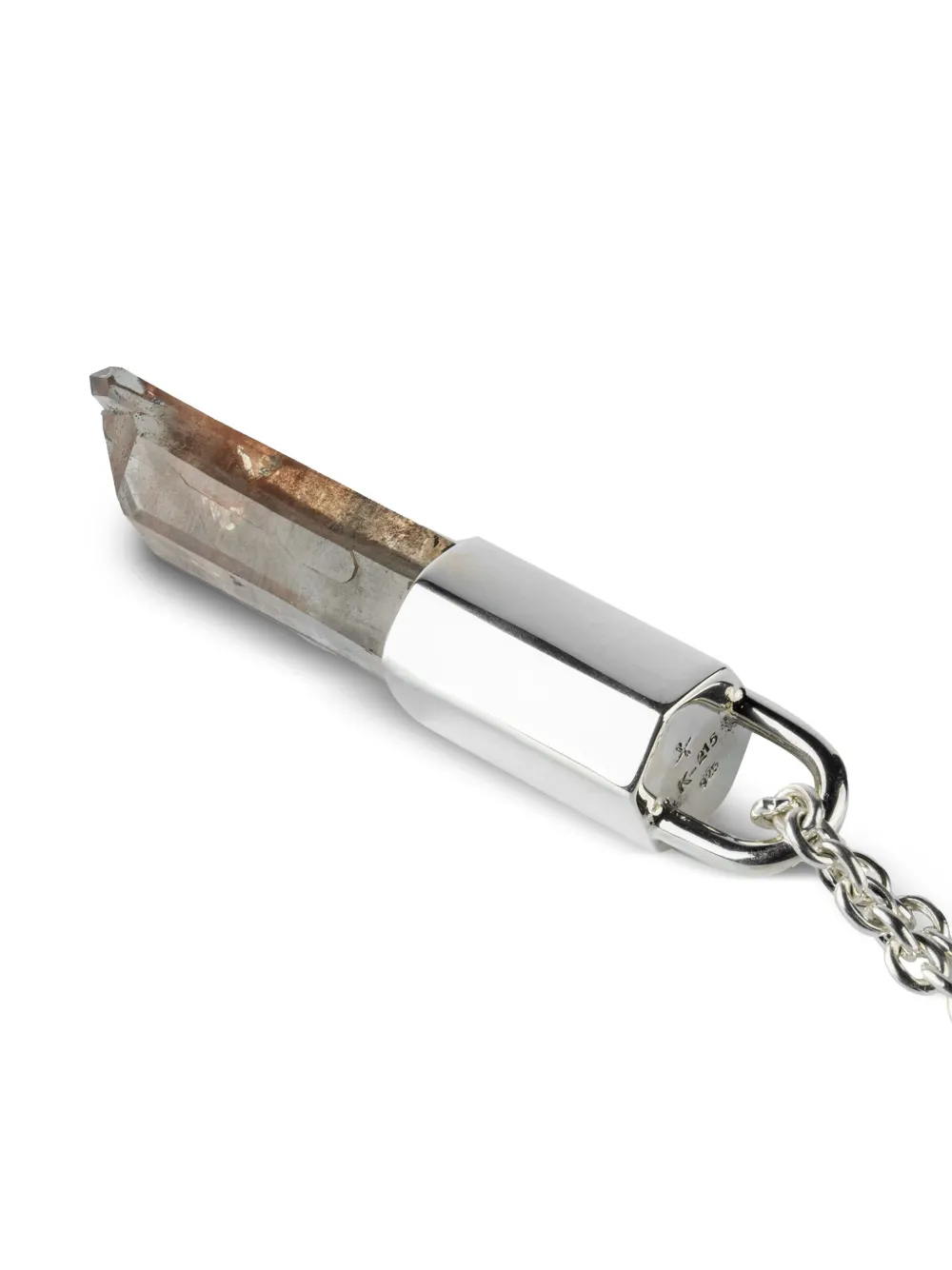 Shop Parts Of Four Sterling Silver One-of-a-kind Smoky-quartz Pendant Necklace