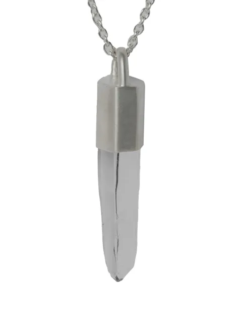 Parts of Four collar Talisman en plata de ley con cuarzo