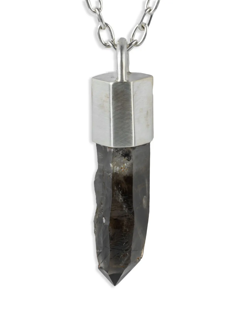 sterling silver Talisman quartz necklace