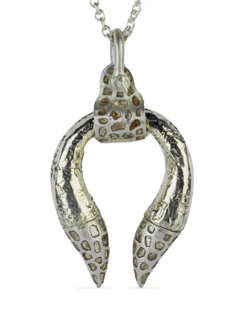 Parts of Four collar Hathor en oro blanco de 10kt con diamantes