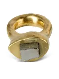 Parts of Four Giant Roman ring - Gold