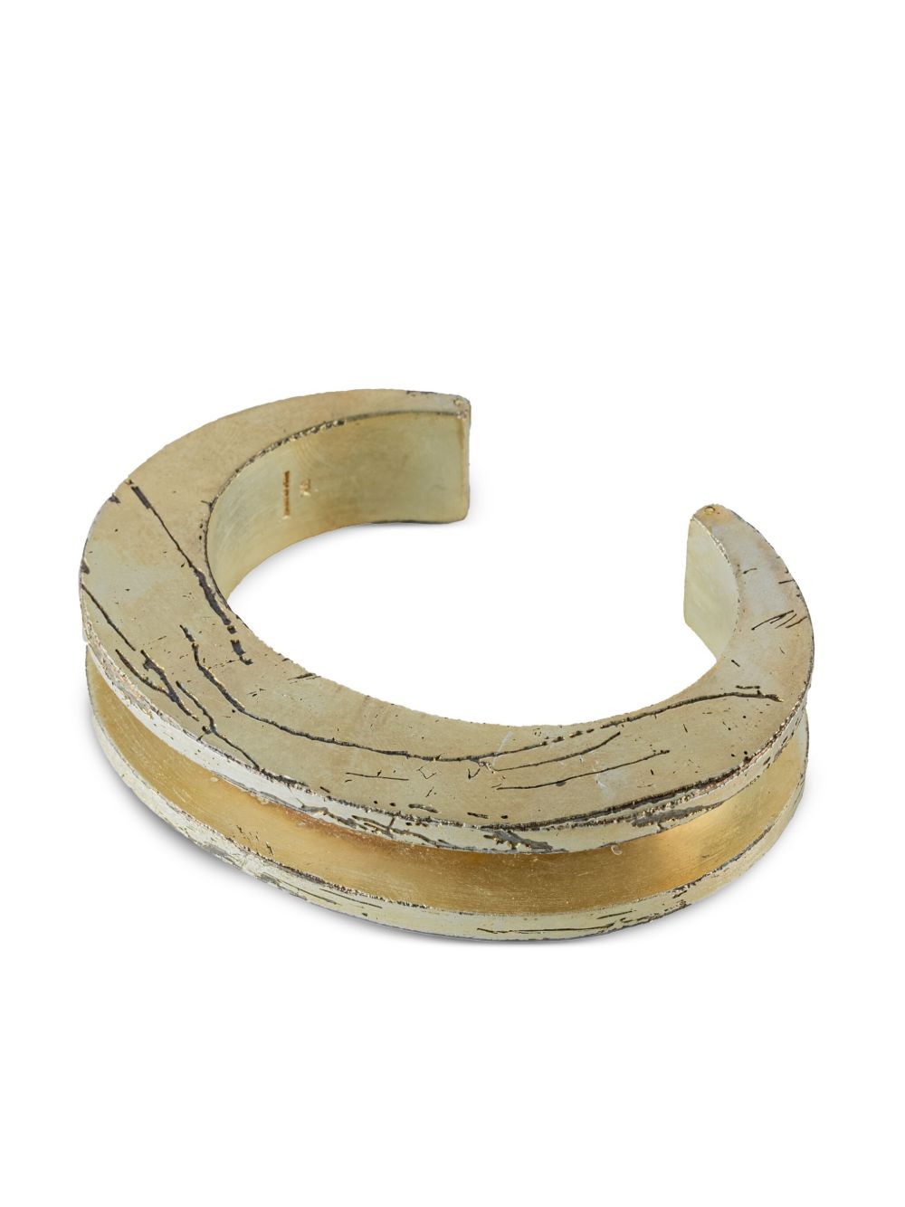 Parts of Four 18kt gold plated Crescent Chanel bracelet - Goud