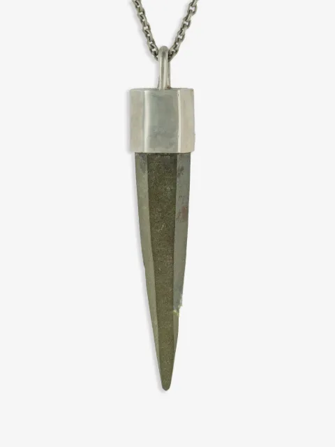Parts of Four sterling silver Talisman chlorite quartz necklace
