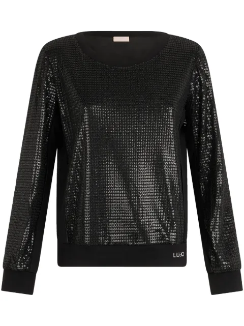 LIU JO sequin-embellished sweatshirt