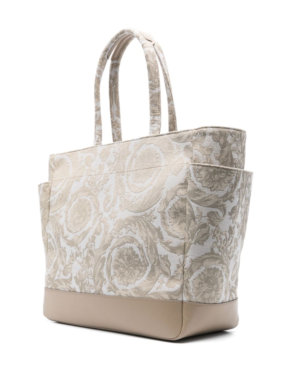 Versace Kids Barocco-pattern changing bag - Beige