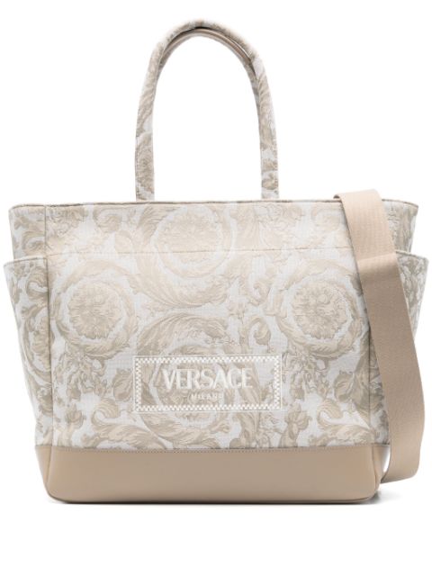 Versace Kids Barocco-pattern changing bag