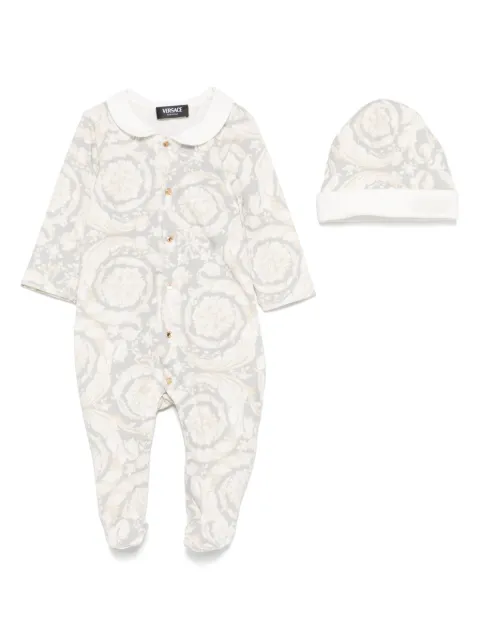 Versace Kids Barocco-print pajamas