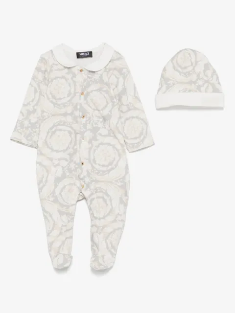 Versace Kids Barocco-print pajamas