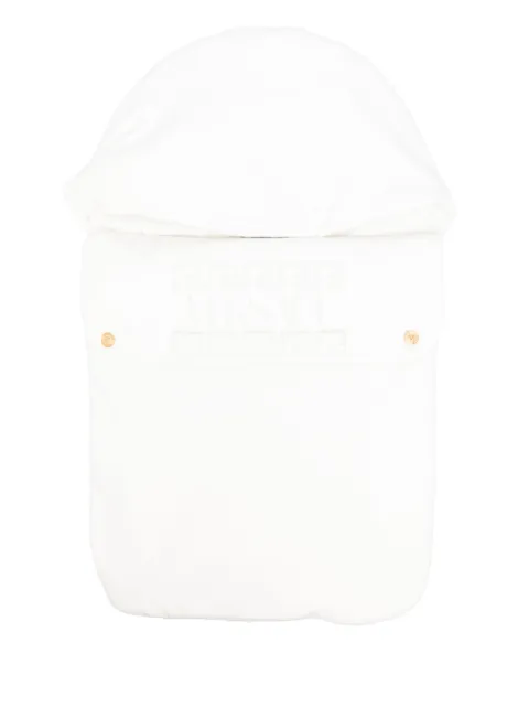 Versace Kids Saco de dormir com logo bordado