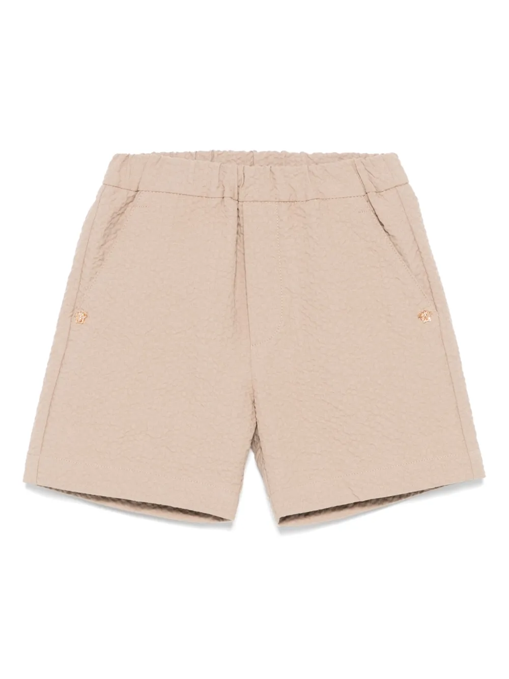 Versace Kids Gekreukte shorts Bruin