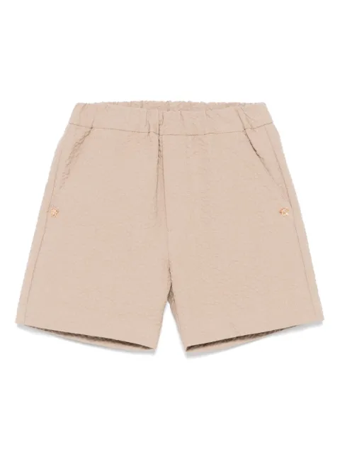 Versace Kids Bermuda com efeito amassado