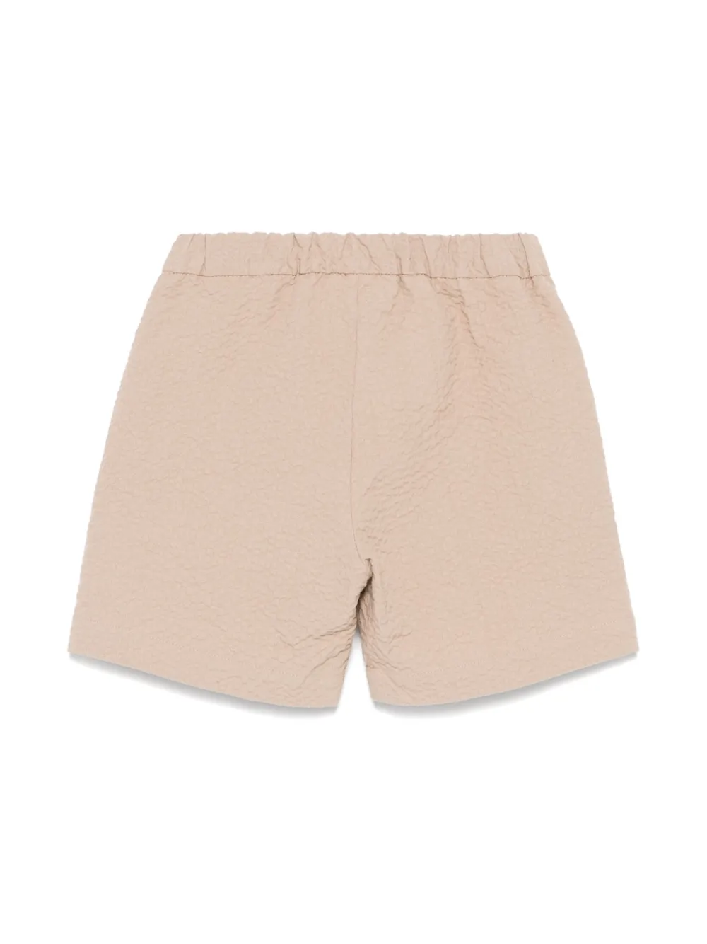 Versace Kids Gekreukte shorts - Bruin