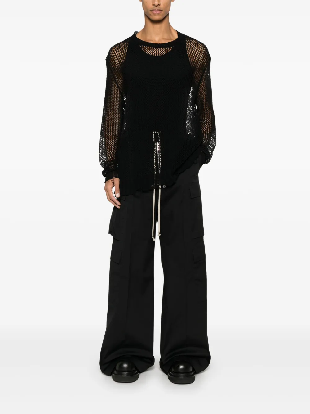 Rick Owens Cargobelas trousers - Zwart