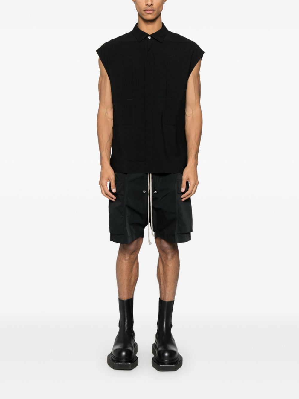 Rick Owens Jumbo overhemd - Zwart