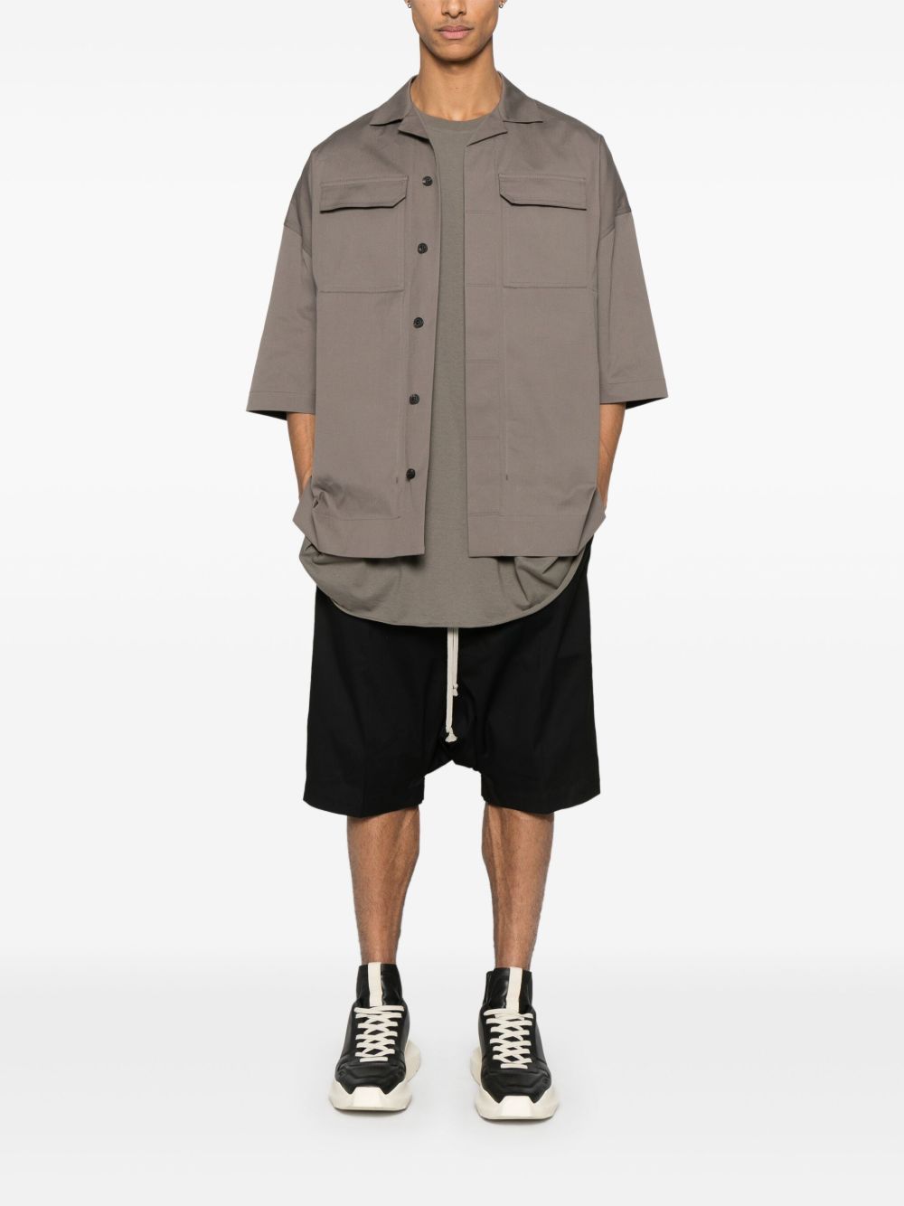 Rick Owens Tommy overhemd - Grijs