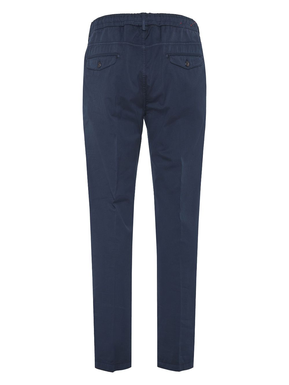 Eleventy drawstring straight-leg trousers - Blauw