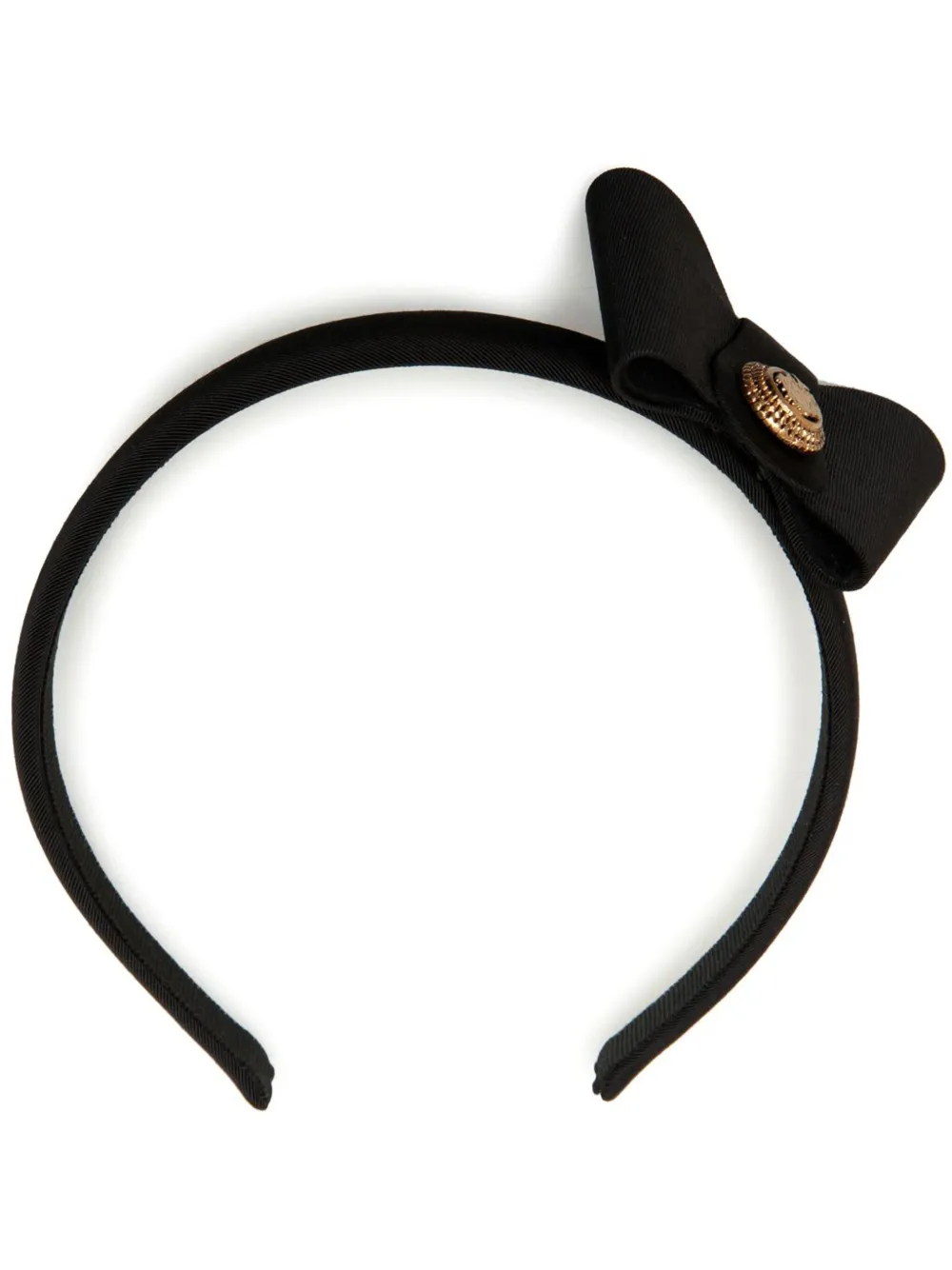 Shop Bally Bow-motif Headband In Black
