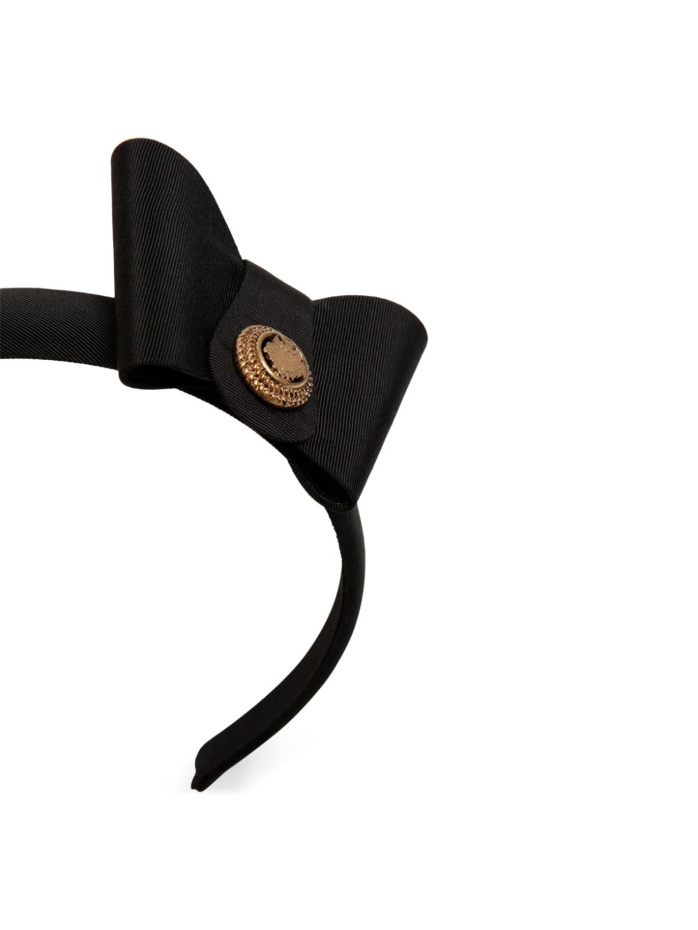 Bally bow-motif headband - Zwart