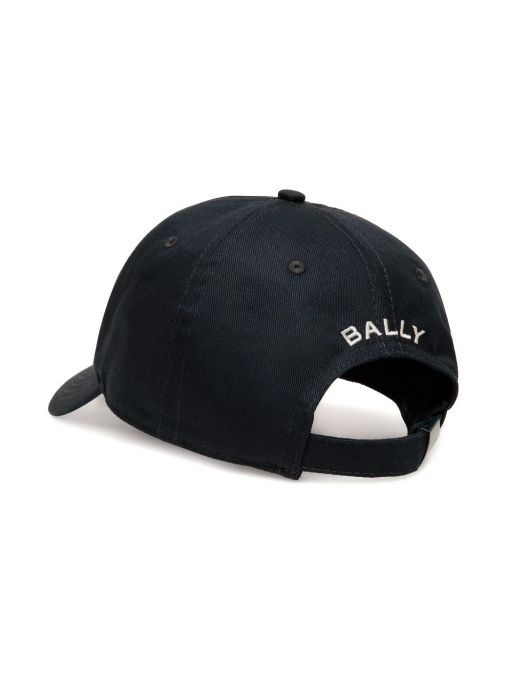 Bally Bally katoenen pet met geborduurde cake - Blauw