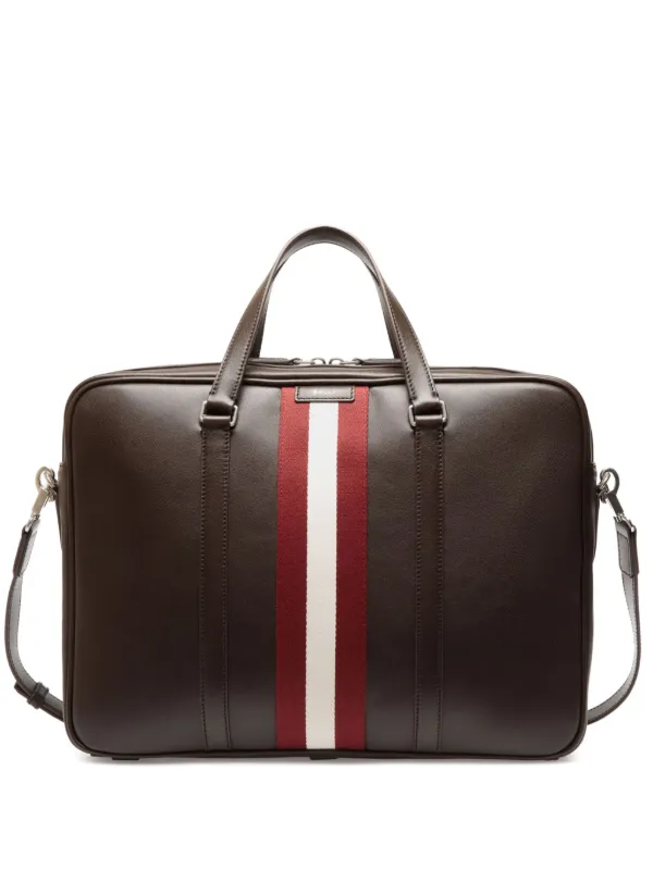 Bally Code Briefcase | Brown | FARFETCH 