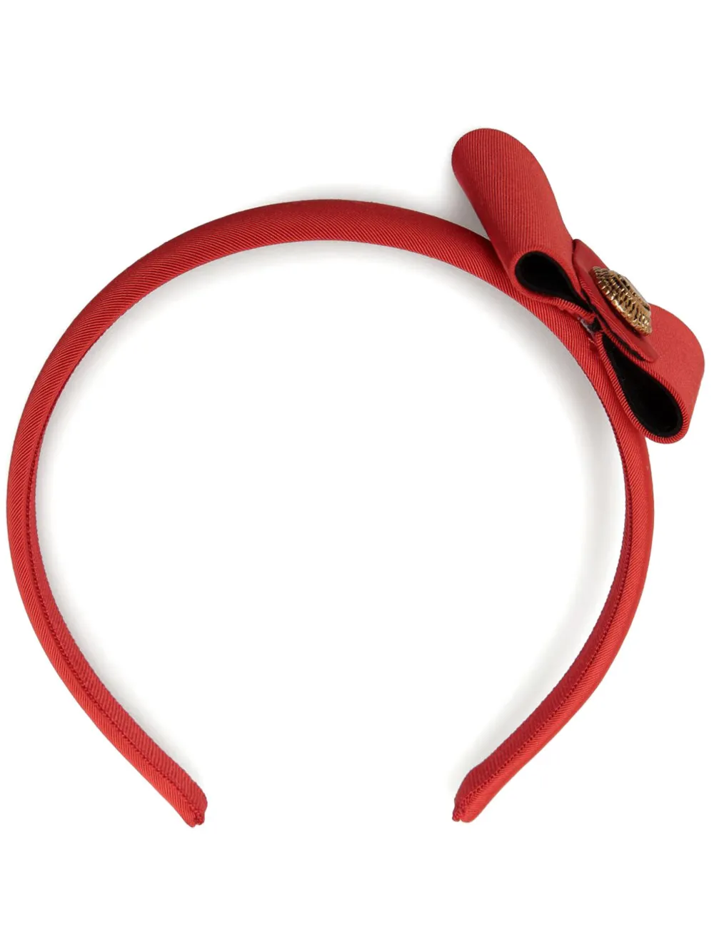 Bally Bow-motif Headband In Red