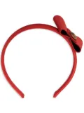 Bally bow-motif headband - Red