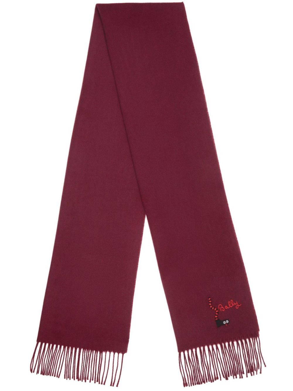 Bally wool scarf - Red