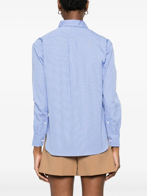 衝撃の激安コスパ・掘り出し物も Polo Ralph Lauren ストライプ シャツ | ブルー | FARFETCH JP トップス