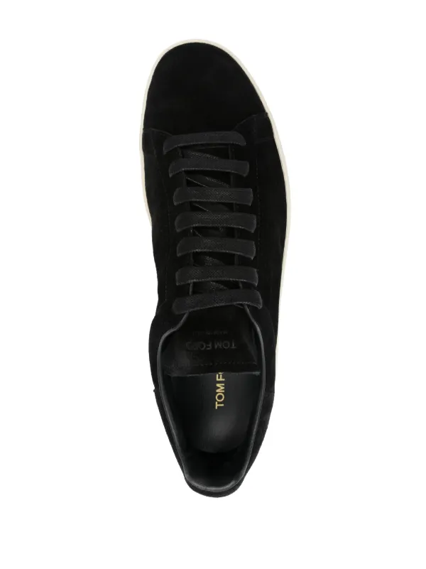 スニーカー Tom Ford Black Suede Warwick Sneakers TOM FORD Warwick Sneakers | Black | FARFETCH