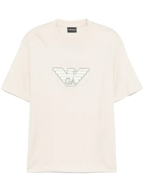 Emporio Armani logo-embroidered T-shirt