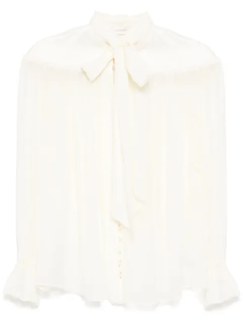 ZIMMERMANN shimmering buttons blouse