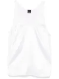 PINKO satin tank top - White