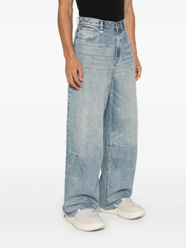 【R13】WAYNE AULATED KNEE デニム SSENSE Exclusive Gray Wayne Articulated Knee Jeans by R13 on