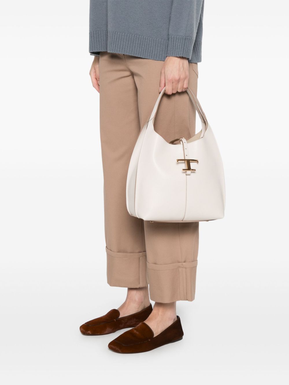 Tod's T Timeless tote bag - Wit